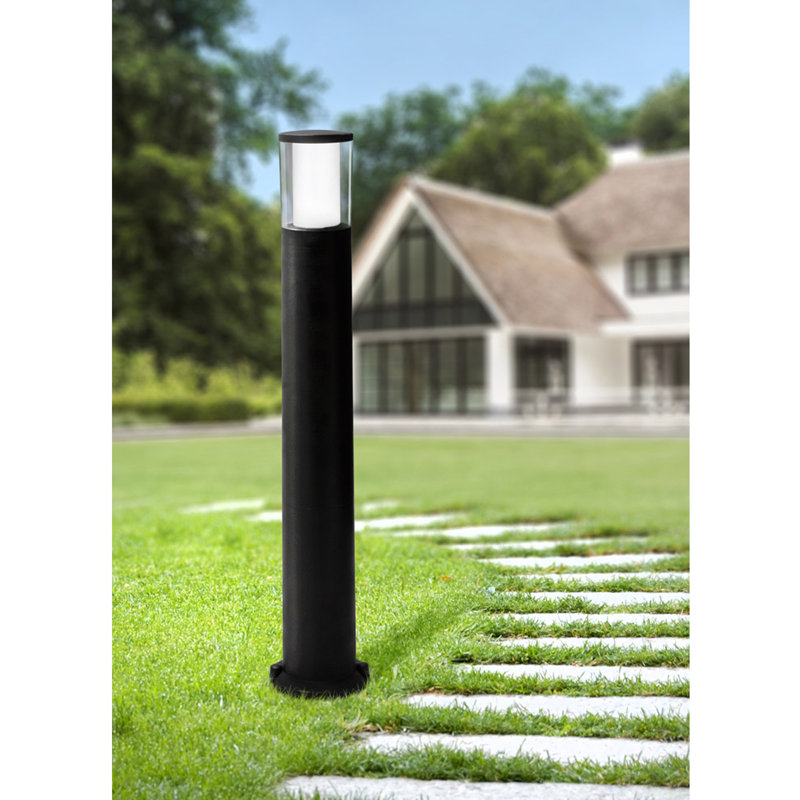 Yarm Bollards, 80cm H x 10cm W x 10cm D, Black