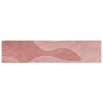 Avicia Hand Drawn Waves Table Runner