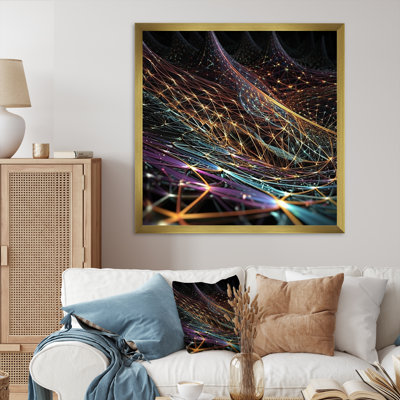 «Futuristic Infinity Matrix», art mural sur toile Fractals