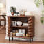 Buffet moderne en noyer pour salle à manger