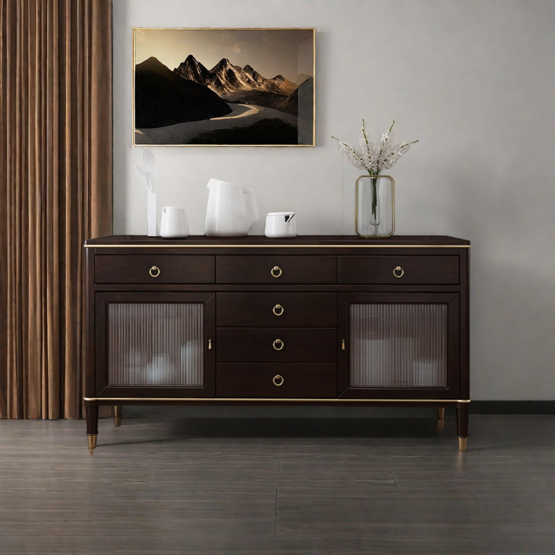 Armoire à thé Simple Living Room, Bois espresso