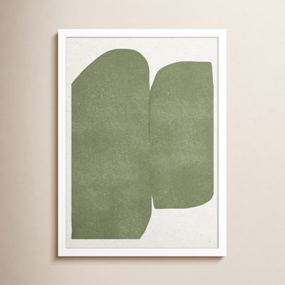 Rooney "Green Paper Cut Modern" Print