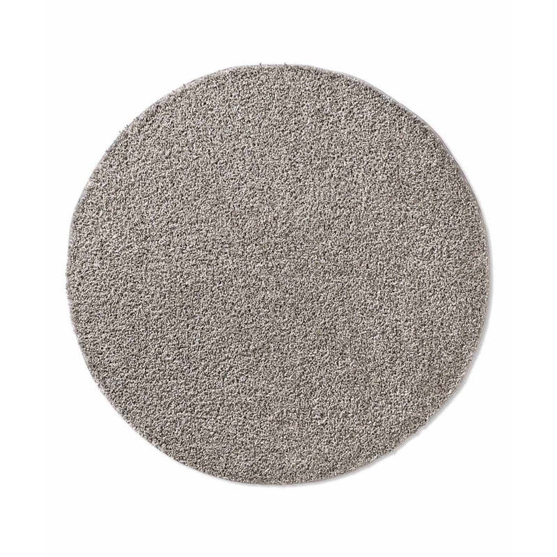 Alrai Solid Colour Shag Area Rug, Round 200cm