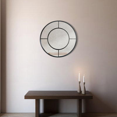 Wood Flat Wall Mirror