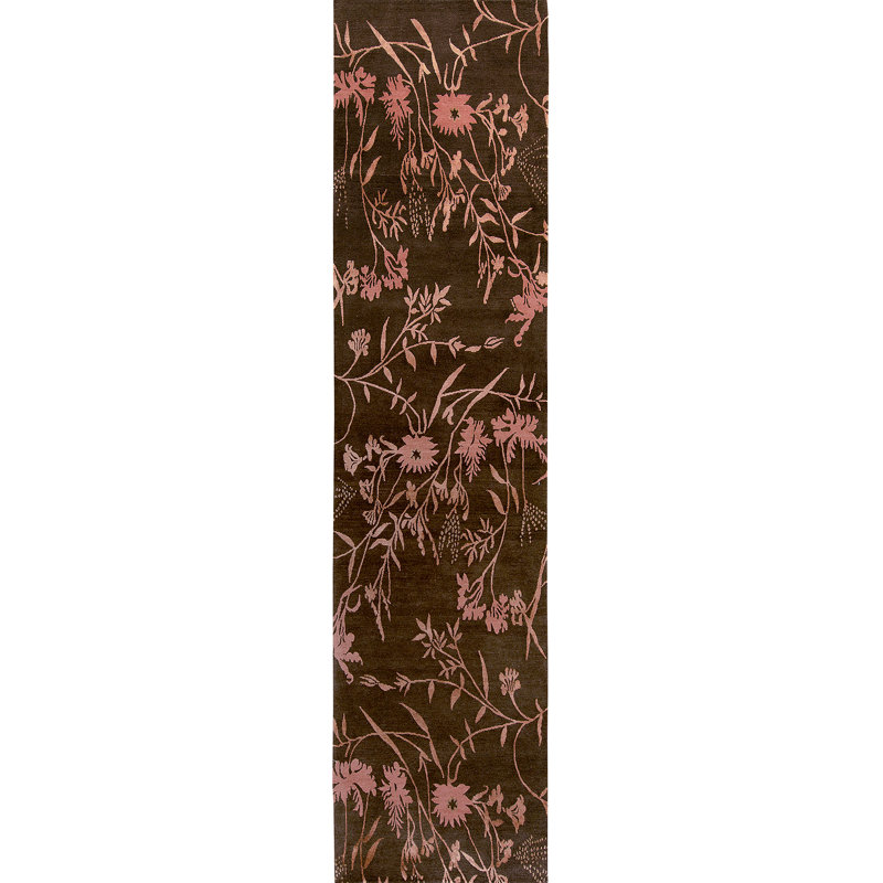 Floral Area Rug, Runner 3' x 10'