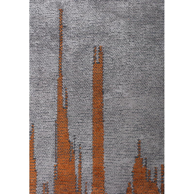 Éclaboussure de peinture abstraite moderne, Rectangle 9 pi 10 po x 14 pi