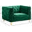 Michelle 44" W Tufted Velvet Armchair-2119286909