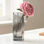  Vase en verre côtelé noir Elara-1831582714