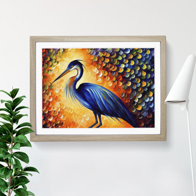 Heron Bird Abstract Vol.4 - Single Picture Frame Painting