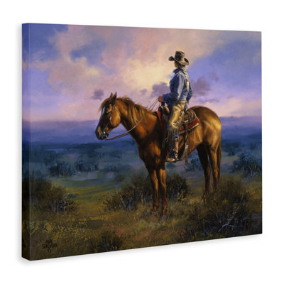 «Cowgirl & Horse at Sunset», art mural par Jack Sorenson