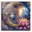 «Sleeping Moon» par Rey Klimt, art mural en verre acrylique-1463877513