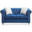 Causeuse chic à deux places bleu marine-1157159464