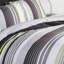 Polyester Striped Duvet Cover Set with Pillowcases-19016905-19016907