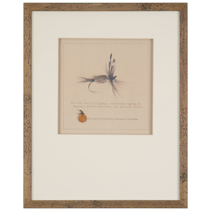 Blue Wing Olive Wet Fly Print