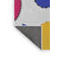 Tapis bleu/rouge/jaune à motifs-649386176