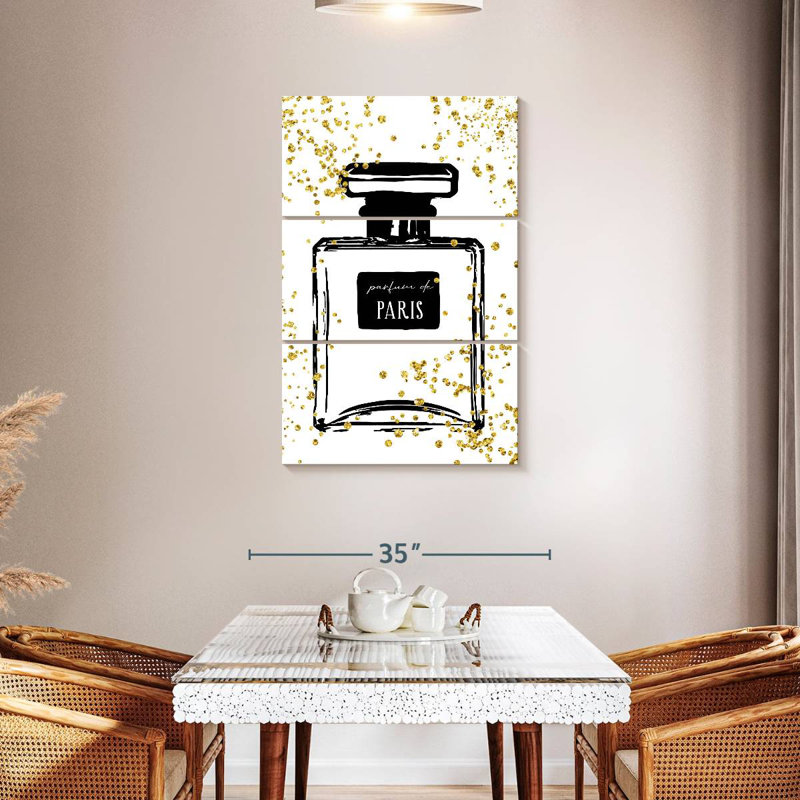 Senne Glitter Perfume I, 45" H x 28" W
