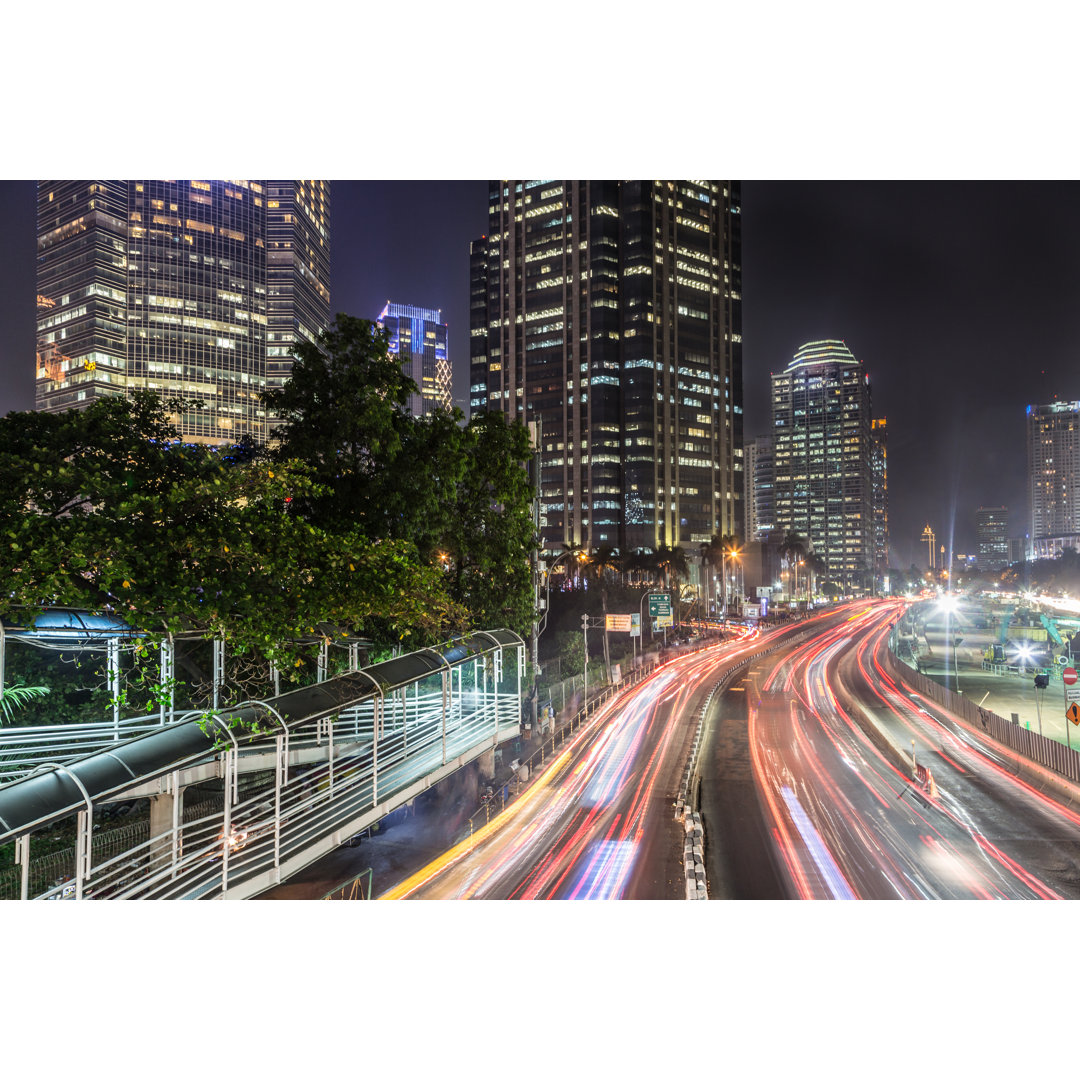 Verkehr in Jakarta, Indonesien - Leinwandbild