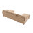 U Shaped Modular Sectional Sofa Couch-1646250044