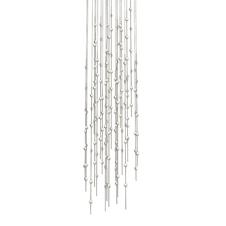 Constellation 156 - Light LED Pendant, Clear, Satin Nickel, 2700K