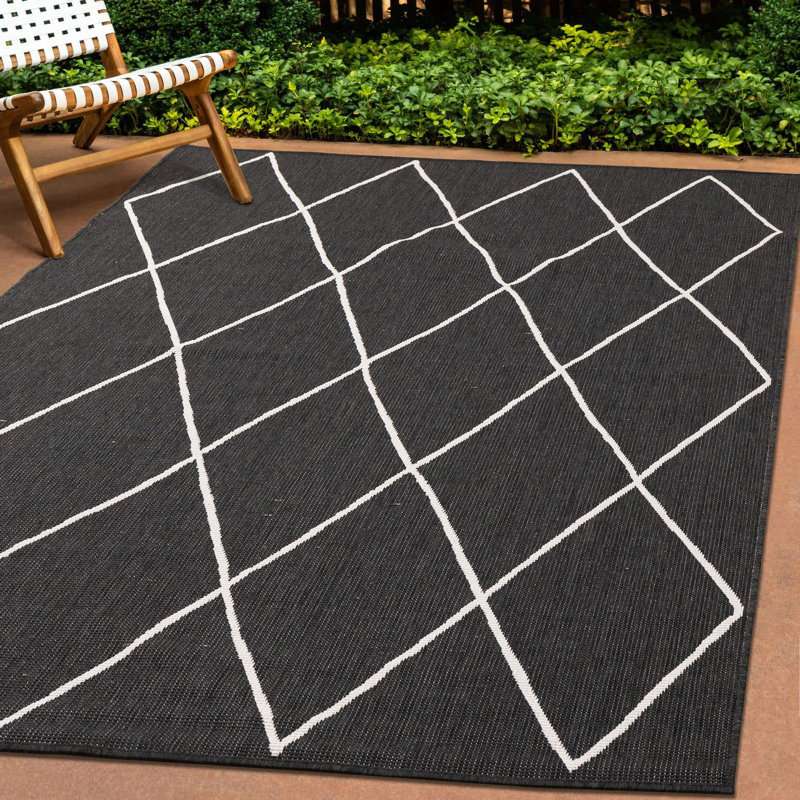 Tapis blanc intérieur / extérieur Trellis