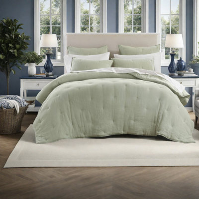 Ensemble de literie 3 pièces en coton de qualité supérieure pour lit king size, ensemble de couette brodée blanche