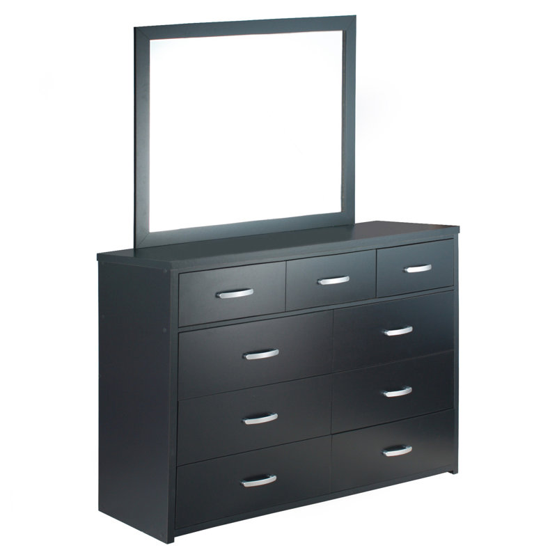 Commode double à 9 tiroirs Knecht Majestic Super Jumbo , Noir