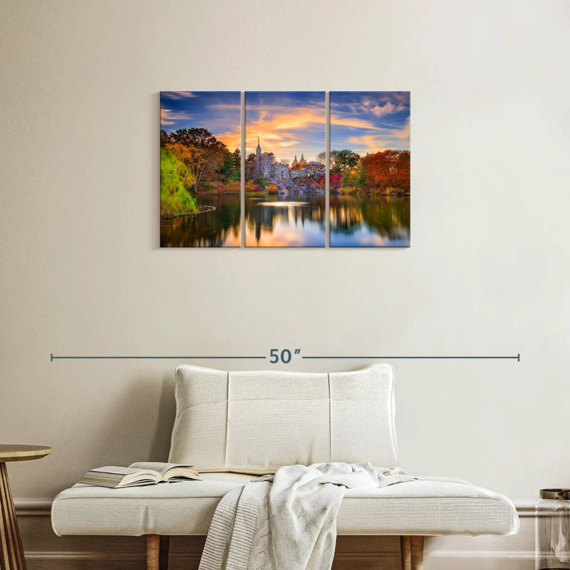 Kavia Belvedere Castle Autumn, 20" H x 33" W