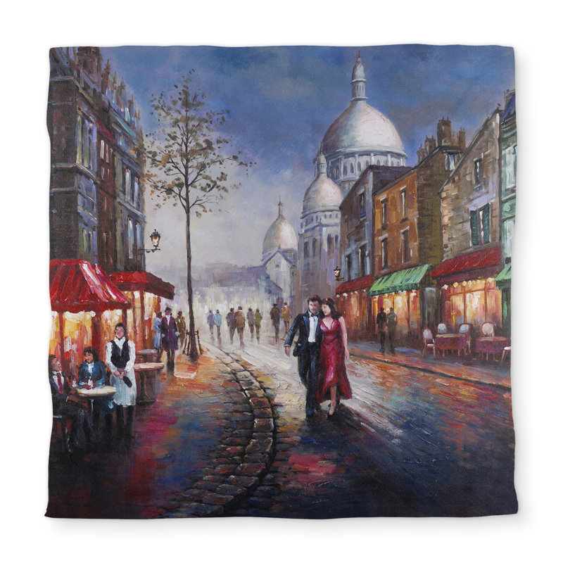 Dressed Up Couple Brown Queen Duvet Cover | Home Decor