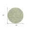 Tapis rond 8 po