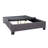 Modern Contempo Queen Upholstered Bed Platform Base, Charcoal Grey-1472354431-1472354426