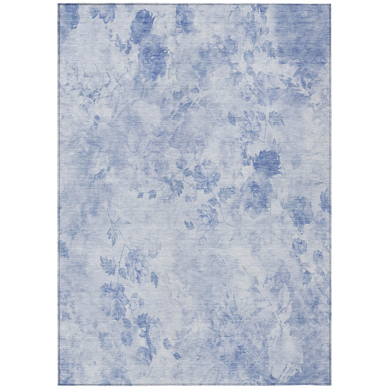 Alta Washable Floral Indoor / Outdoor Rug, Rectangle 2'6" x 3'10"