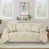 Polyester jacquard beige