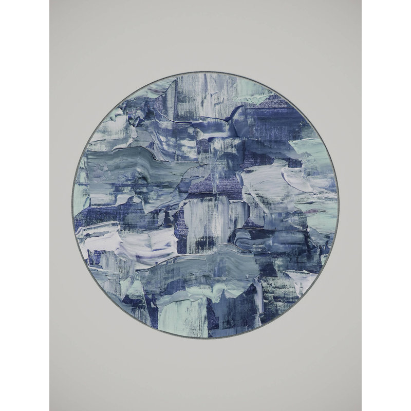 Aivaras Washable Indoor Rug, Round 4'