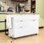 Ensemble d'îlot de cuisine avec rangement Adda-1016860030