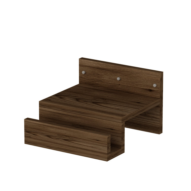 Gisbelle Manufactured Wood Wall Mounted Multi-Use Bike Rack