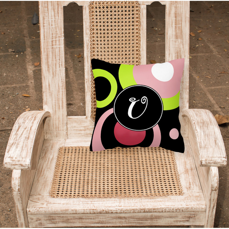  Coussin décoratif lettre 14 "Monogram" Lettre X - Retro, U