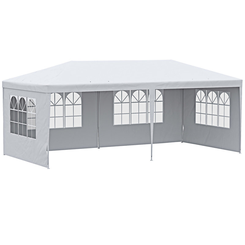 Pavillon avec abri pour événements avec parois latérales amovibles