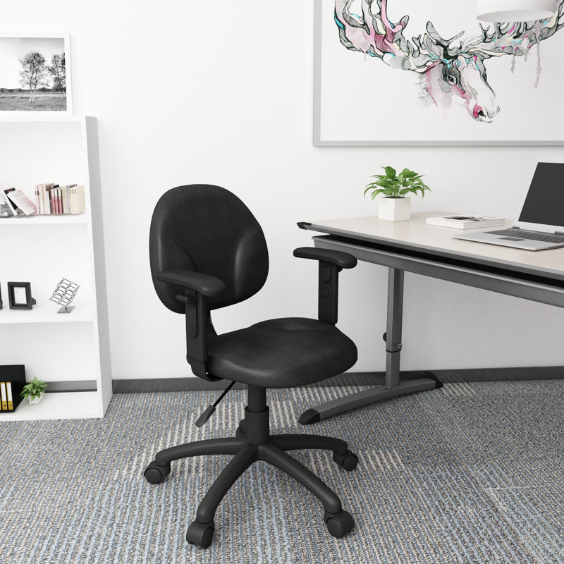 Task Chair, Black Fabric, Included