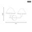Sean Lavin Colfax Bathroom Bedroom Wall Fixture With White Linen Shade-693986401-693986402-693986428