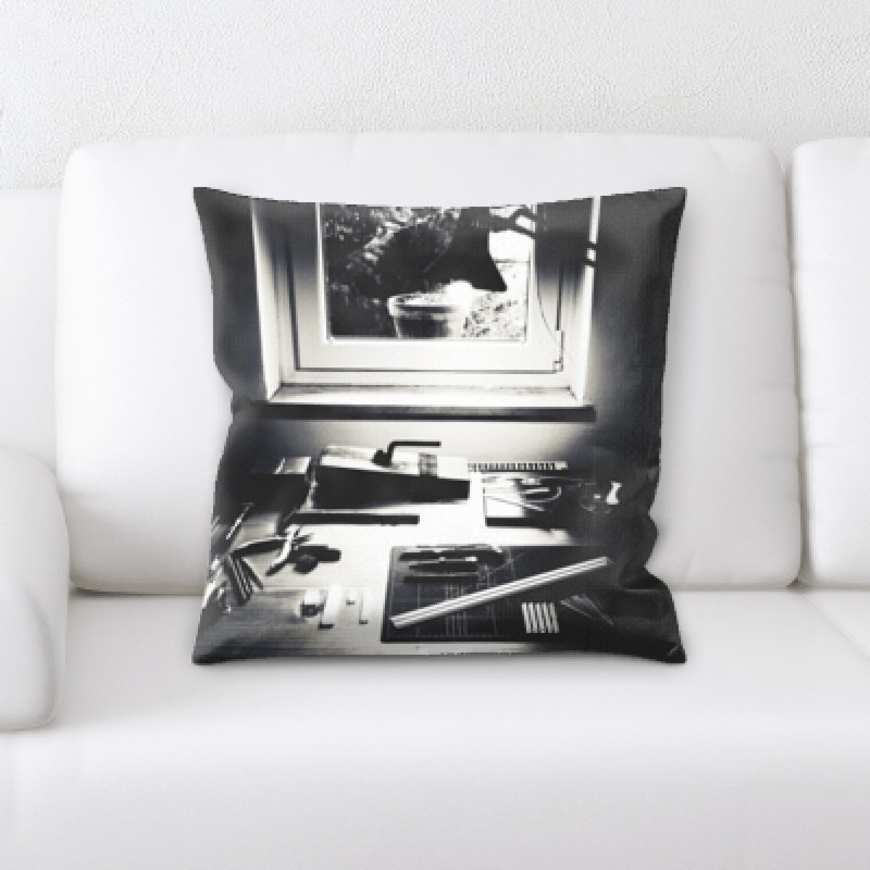 Microsuede Reversible Throw Pillow