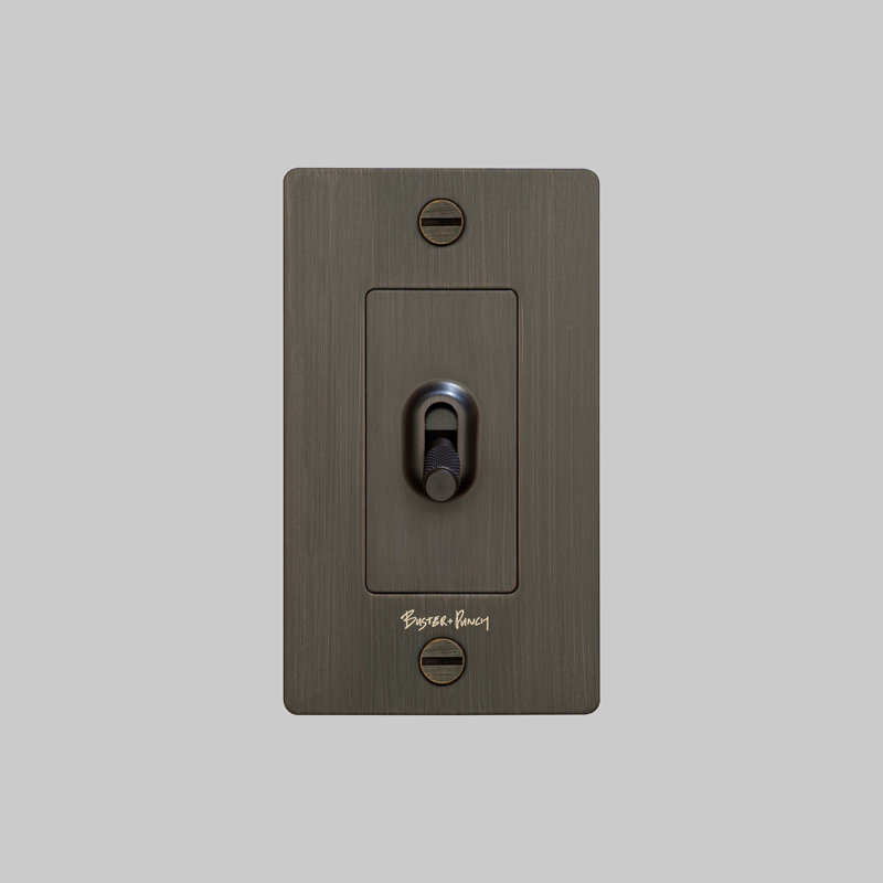 1G Toggle Switch / Logo, Bronze