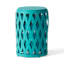 2 tables d'appoint légères bleu sarcelle mat - fer,, utilisation de patio, 2 fer avec sarcelle, marchandise, 2