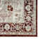 Amareona Oriental Machine Washable Ivory/Red Area Rug
