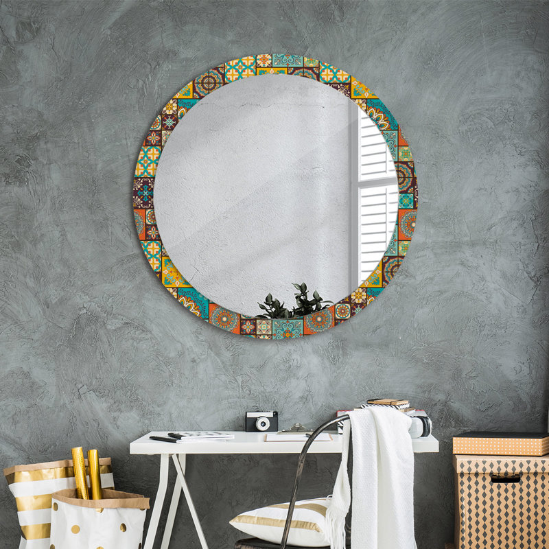 Huldar Glass Flat Wall Mirror