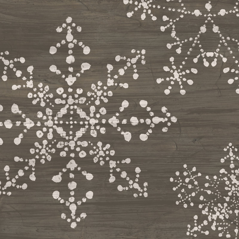 Aspen Snowflake II by June Erica Vess - Wrapped Canvas Print, 30cm H x 30cm W