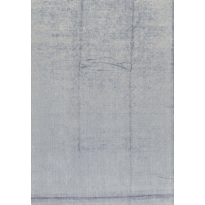 Tapis bleu de haute qualité noué à la main