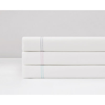 Paire de taies d'oreiller en percale 100% coton Scout
