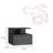 Adele Floating Nightstand with Drawer and Open Storage Shelves-1860371105