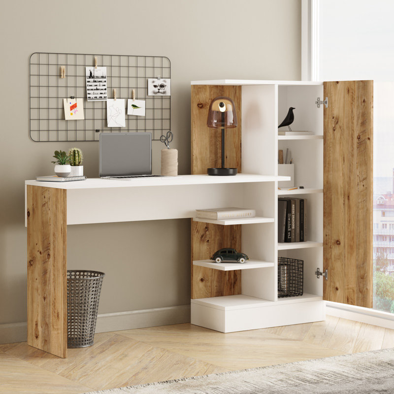 Efaz Desk, Atlantic Pine White