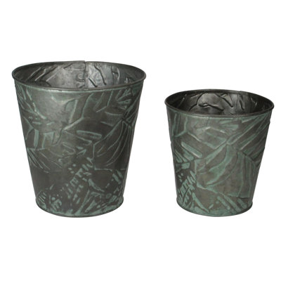 Ensemble de pots à fleurs 2 pièces